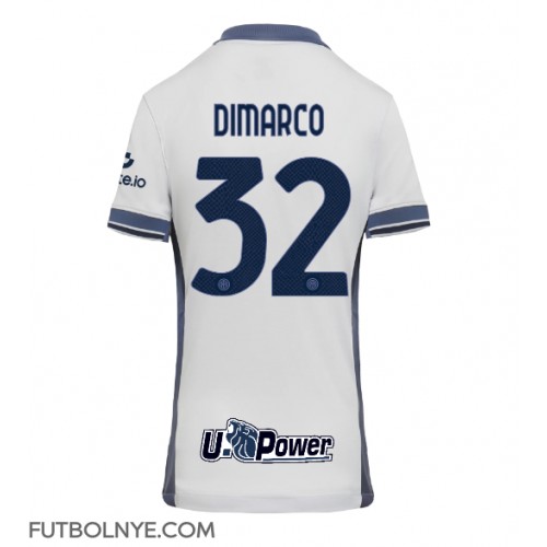 Camiseta Inter Milan Federico Dimarco #32 Visitante Equipación para mujer 2024-25 manga corta